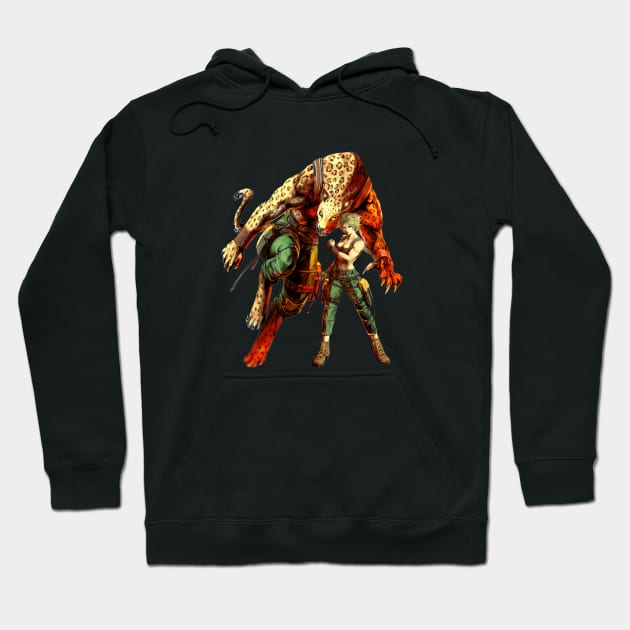 Bloody Roar Shina Hoodie by WikiDikoShop